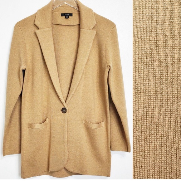 J. Crew Sweaters - NWT 
J Crew Schoolboy Sweater Blazer, size small, chestnut color